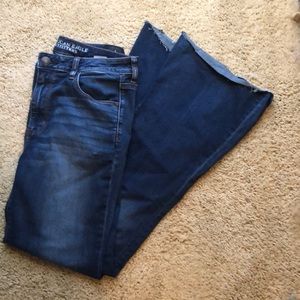 High Rise Slim Flare Jeans